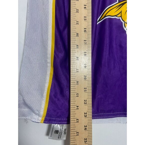 NFL Youth X-Large Vikings Reversible Flag Football Jersey Purple & Gray - Picture 8 of 12